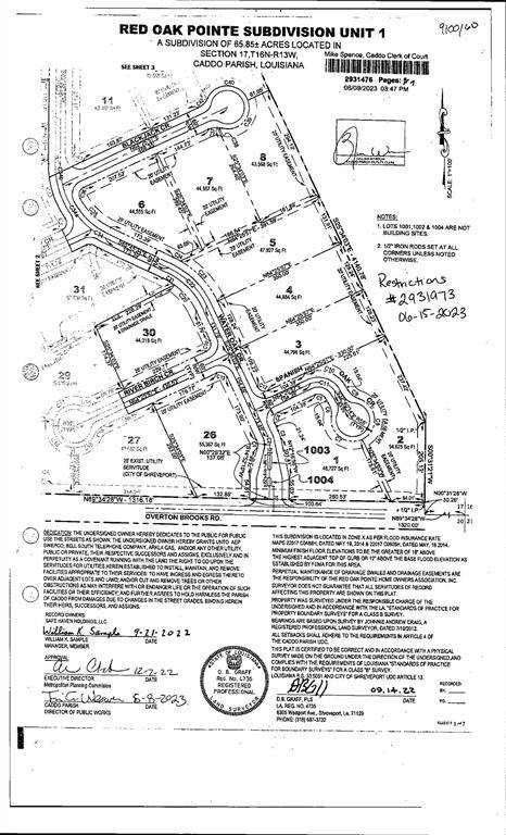 Lot 8 Blackjack Circle, Shreveport, LA 71106