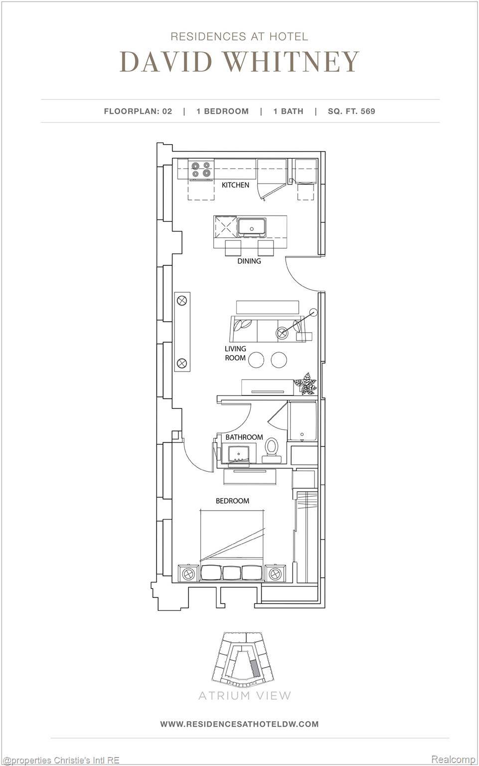 1 Park AVE #1402, Detroit, MI 48226