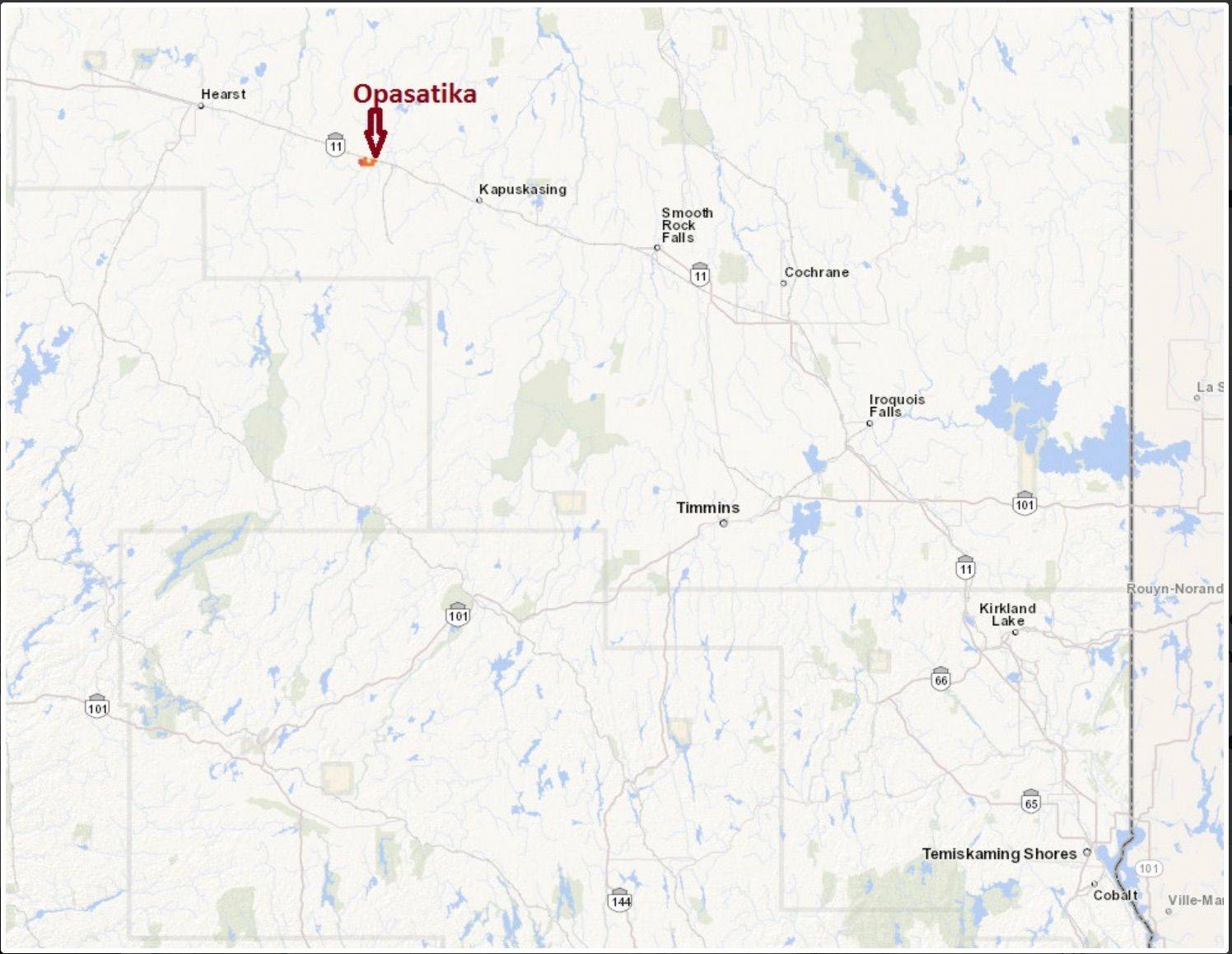 LOT9 CON7 PART 1 Crow Creek RD, Kapuskasing, ON P0L 1N0