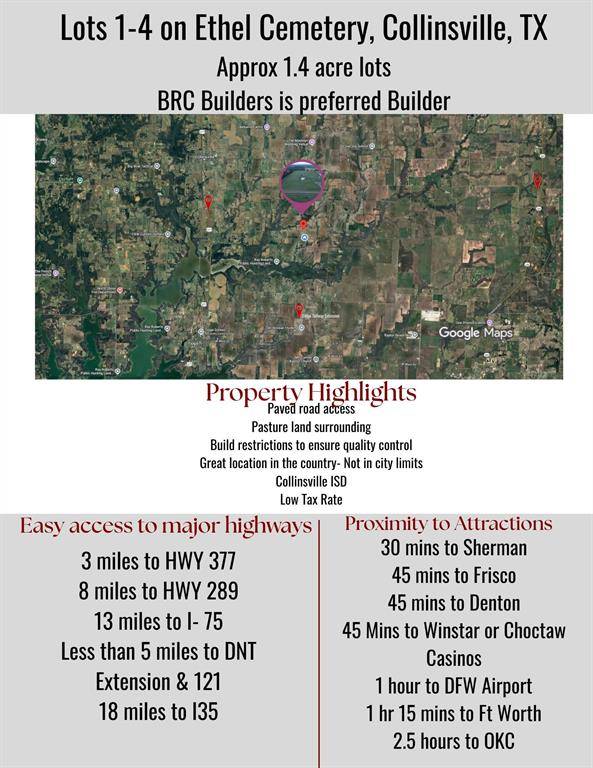 Lot 1 Ethel Cemetery Road, Collinsville, TX 76233