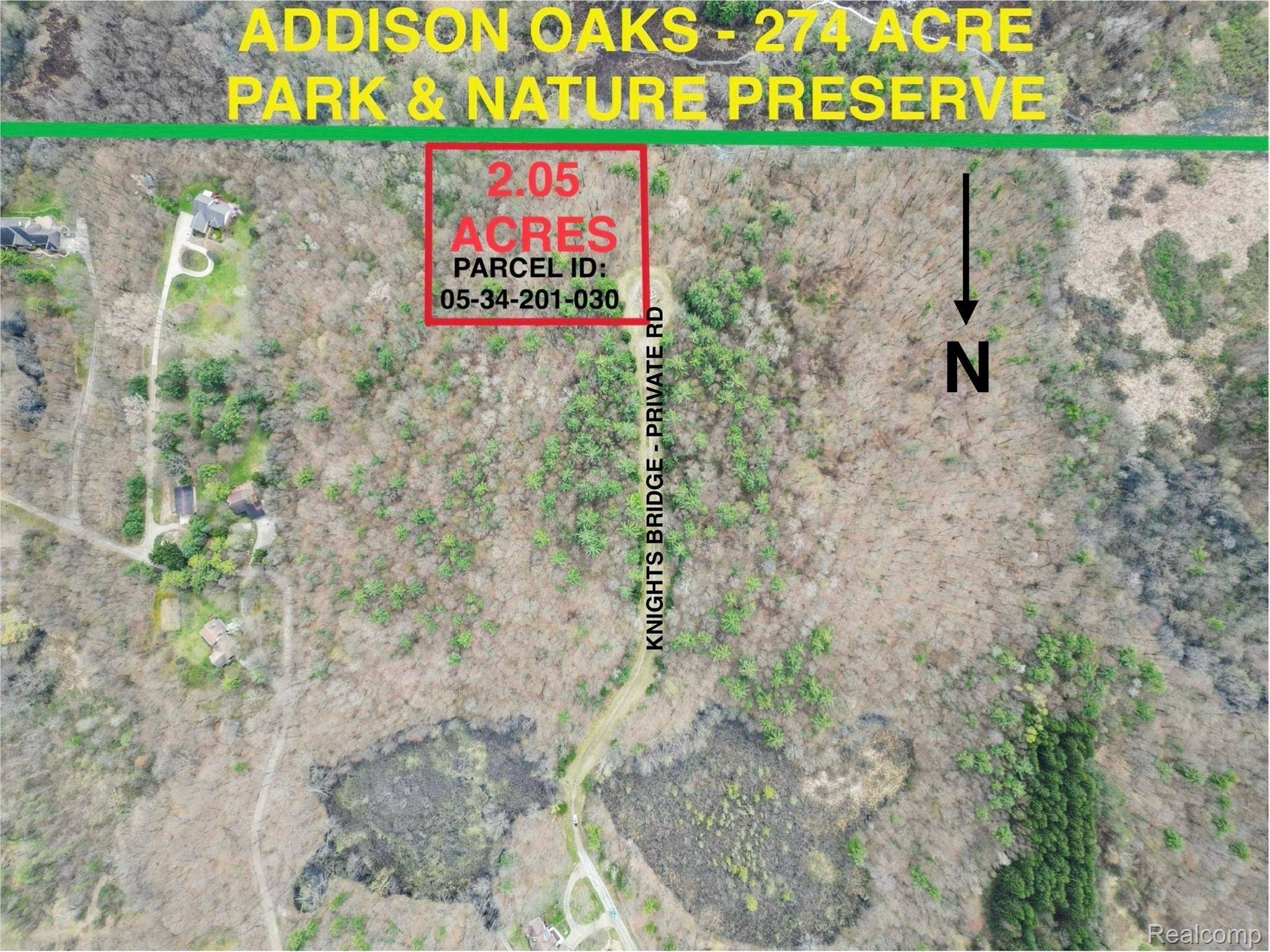 2.05 Acres VL - KNIGHTS BRIDGE RD, Addison Township, MI 48367