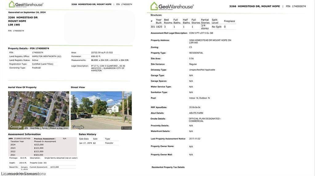 3266 Homestead DR, Hamilton, ON L0R 1W0