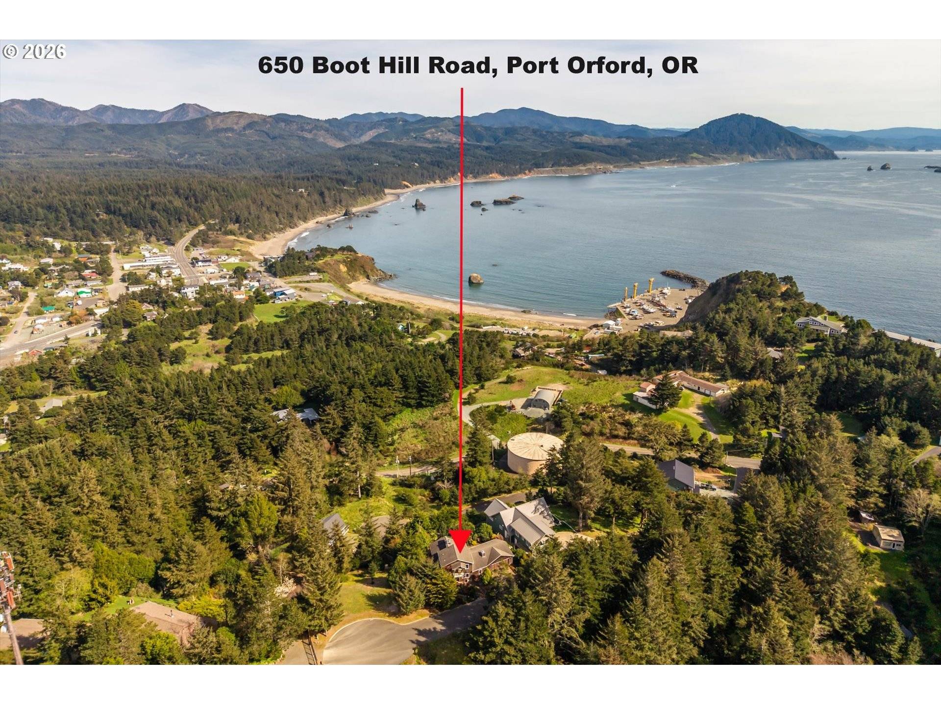 650 BOOT HILL RD, Port Orford, OR 97465