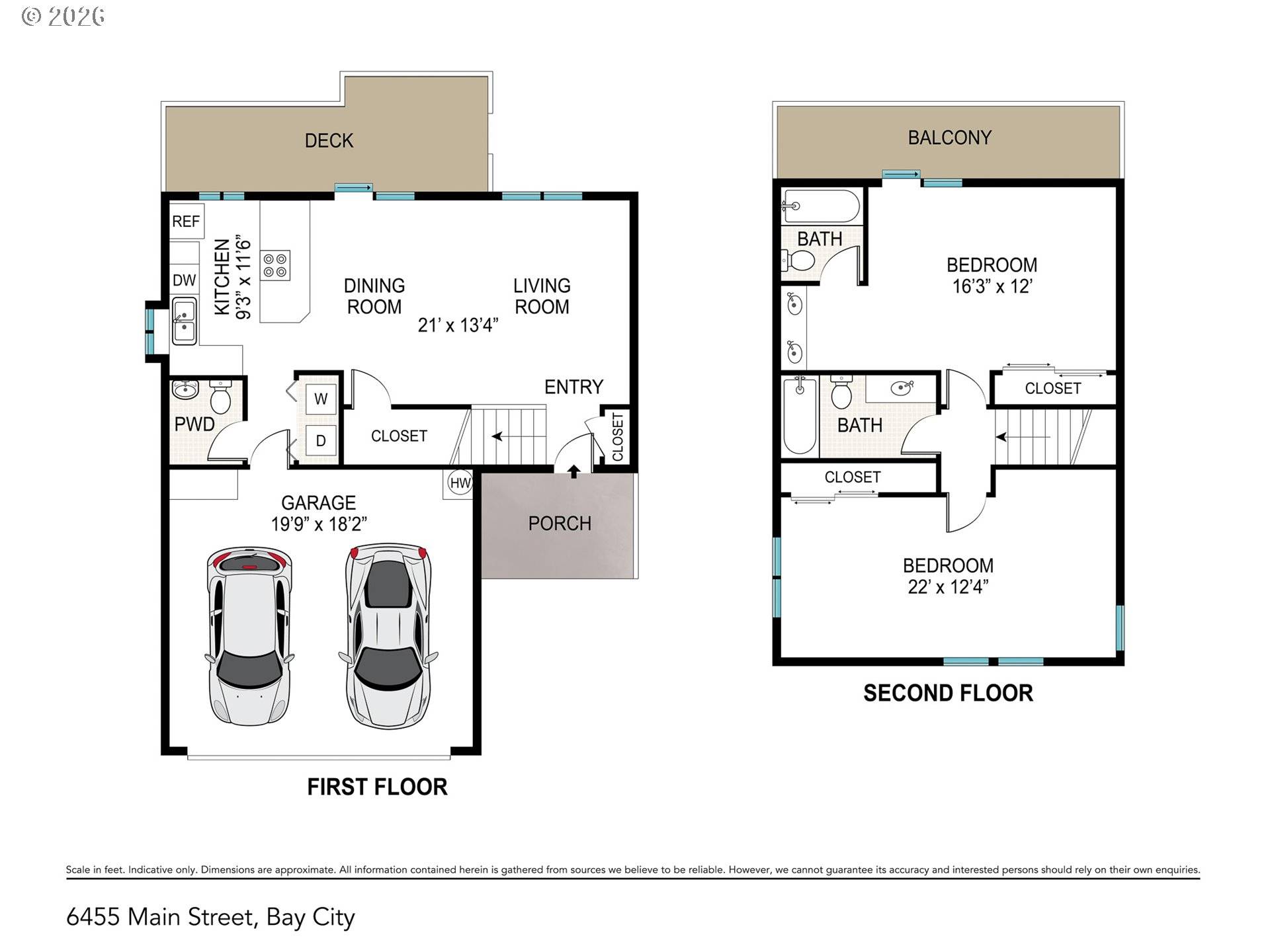 6455 MAIN ST, Bay City, OR 97107