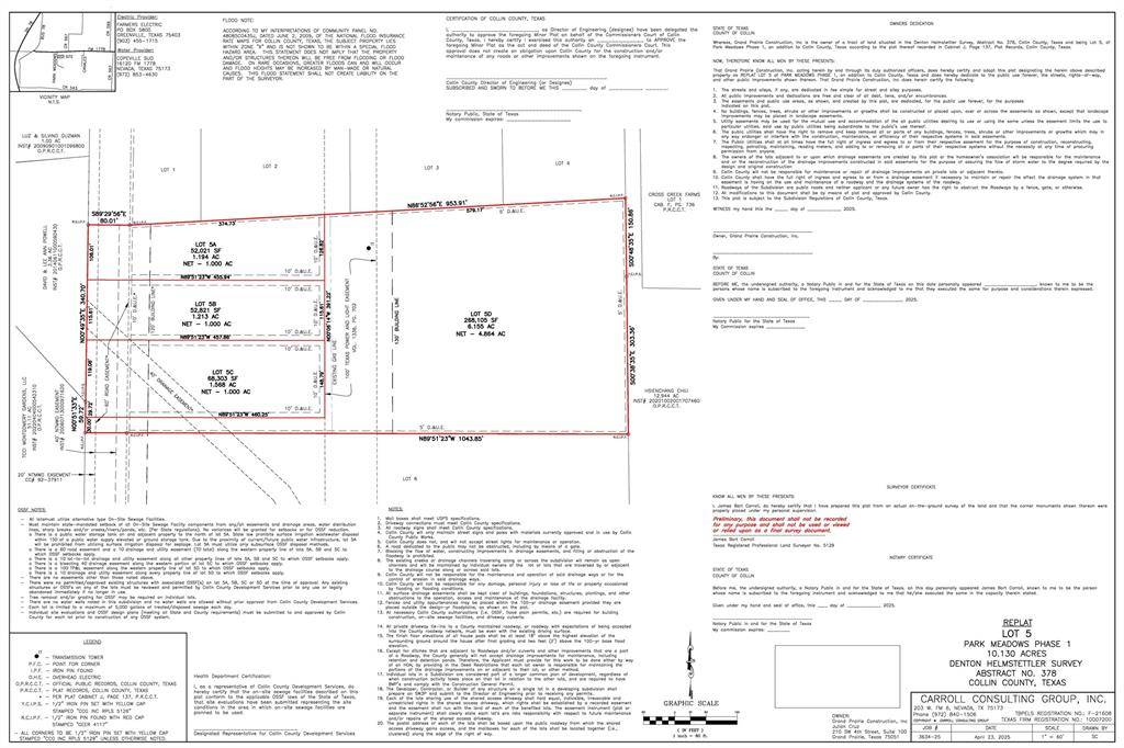 1353 Park Meadows Drive #LOT-5B, Nevada, TX 75173