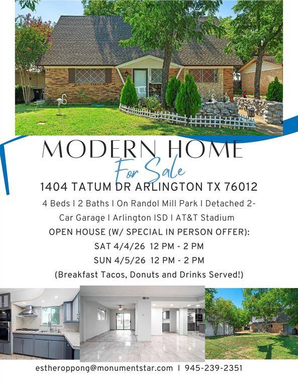 1404 Tatum Drive, Arlington, TX 76012
