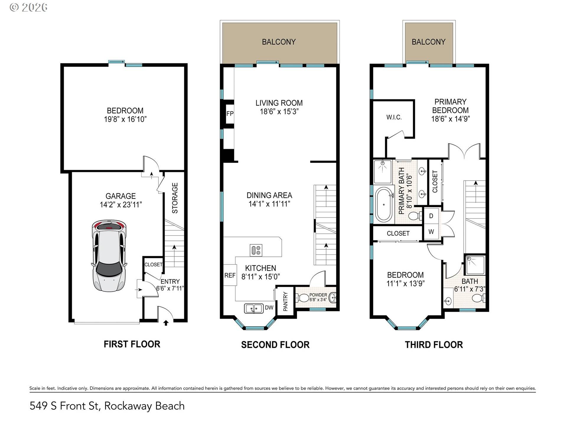 549 FRONT ST, Rockaway Beach, OR 97136