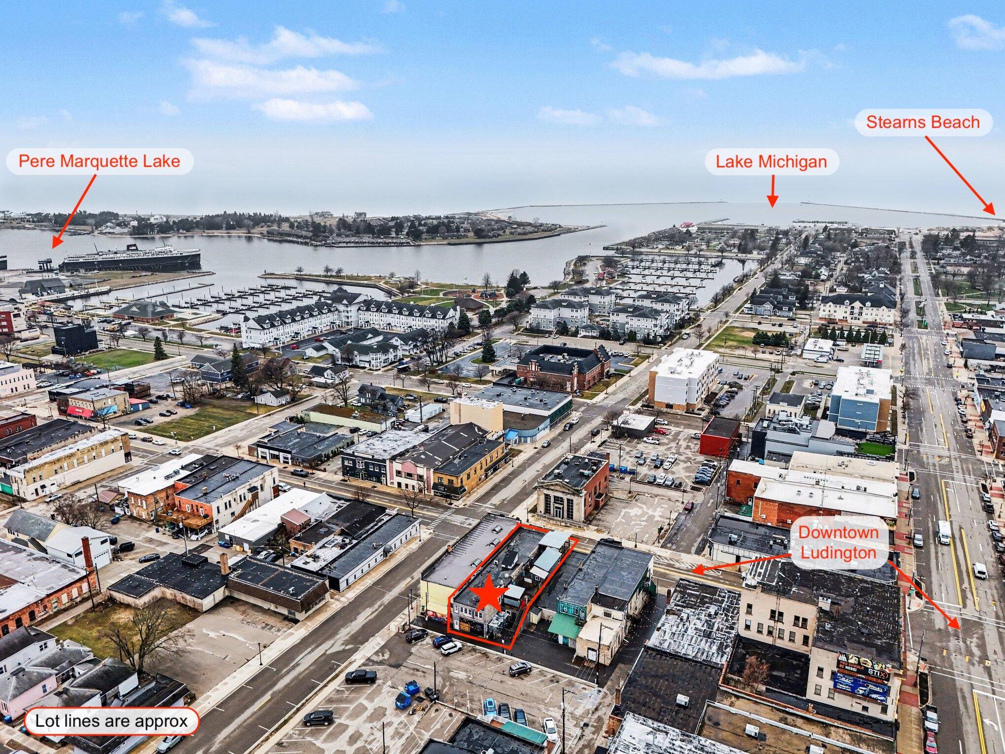 121 & 125 S James ST, Ludington, MI 49431