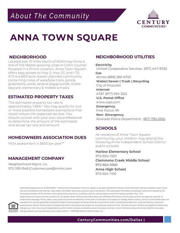 1517 Xavier Street, Anna, TX 75409