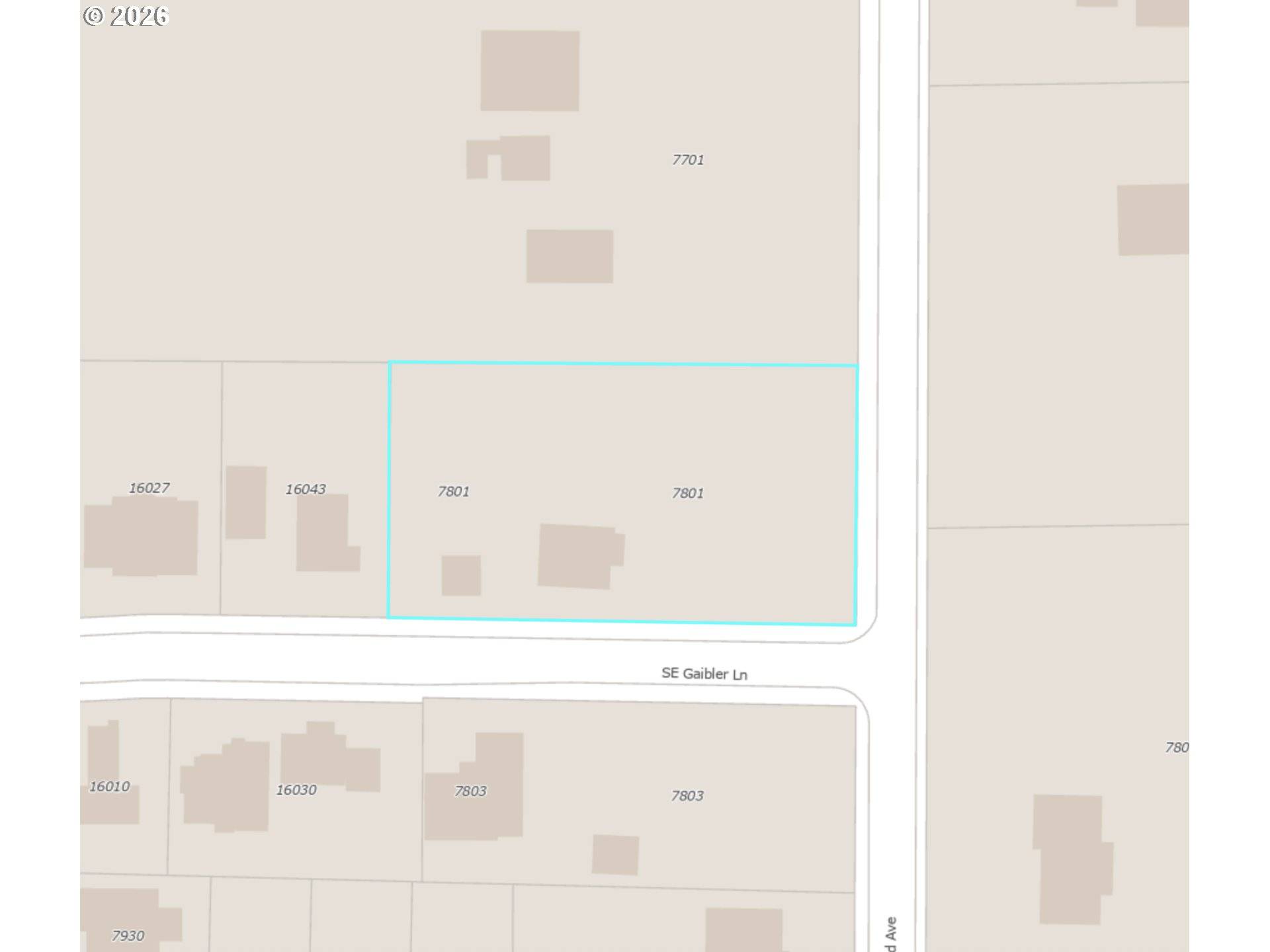 7801 SE 162ND AVE, Portland, OR 97236