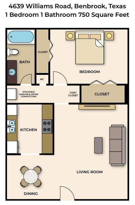 4639 Williams Road #107, Benbrook, TX 76116