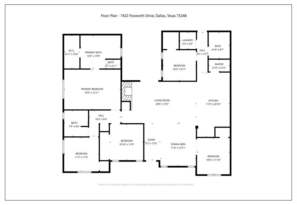7422 Foxworth Drive, Dallas, TX 75248