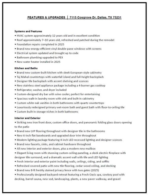 7115 Cosgrove Drive, Dallas, TX 75231