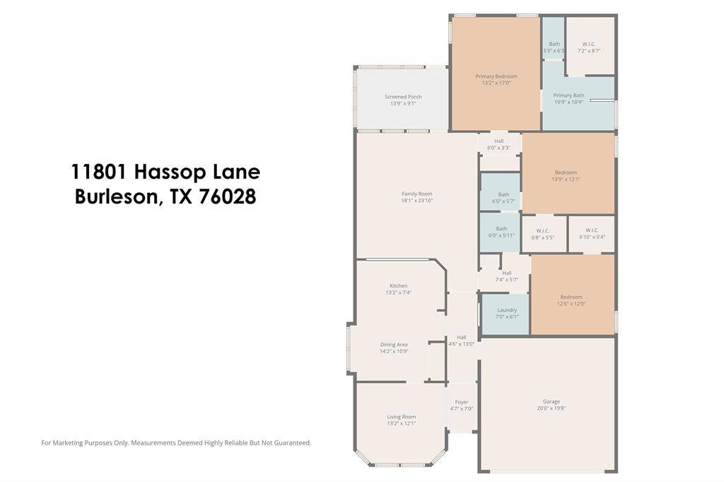 11801 Hassop Lane, Burleson, TX 76028