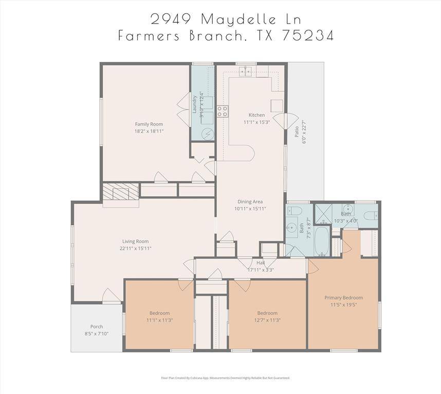 2949 Maydelle Lane, Farmers Branch, TX 75234