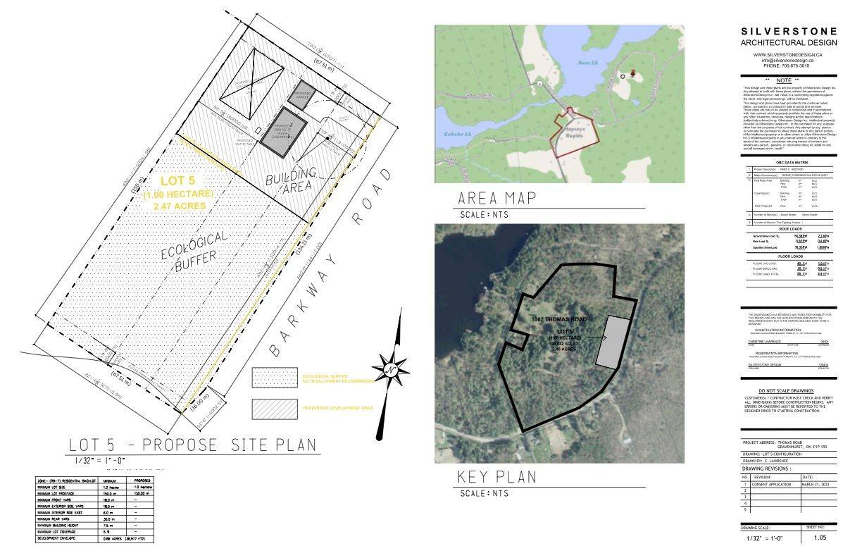1840 Barkway RD #Lot 5, Gravenhurst, ON P1P 1R3