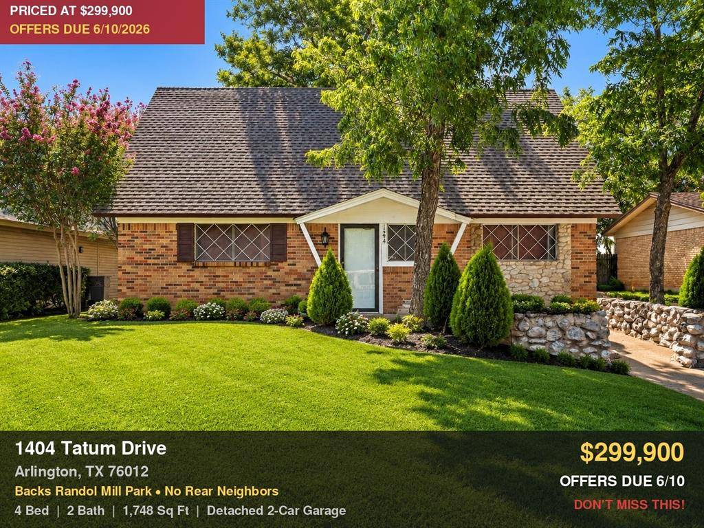1404 Tatum Drive, Arlington, TX 76012