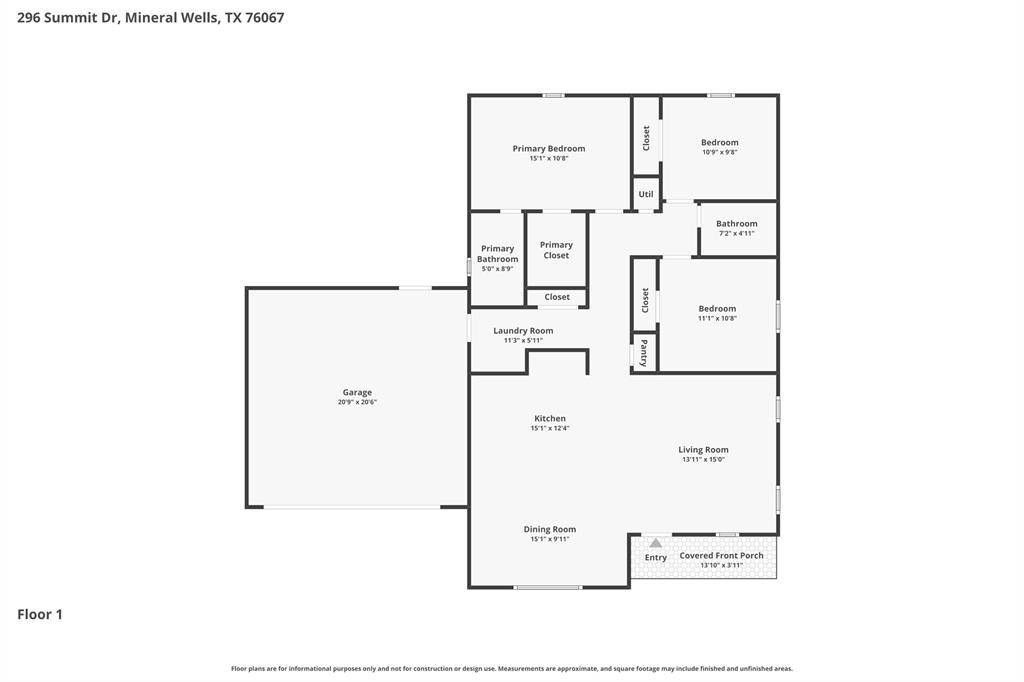 296 Summit Drive, Mineral Wells, TX 76067