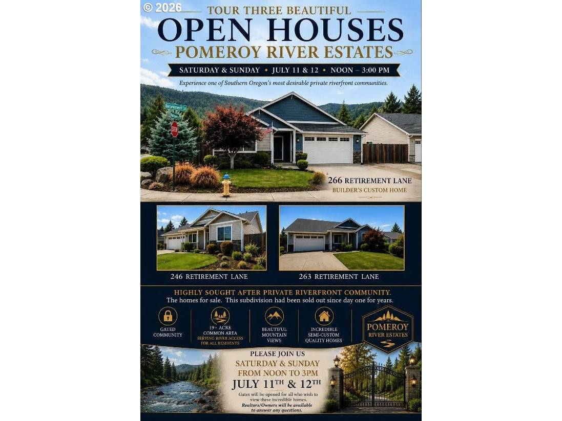 266 RETIREMENT LN, Cave Junction, OR 97523