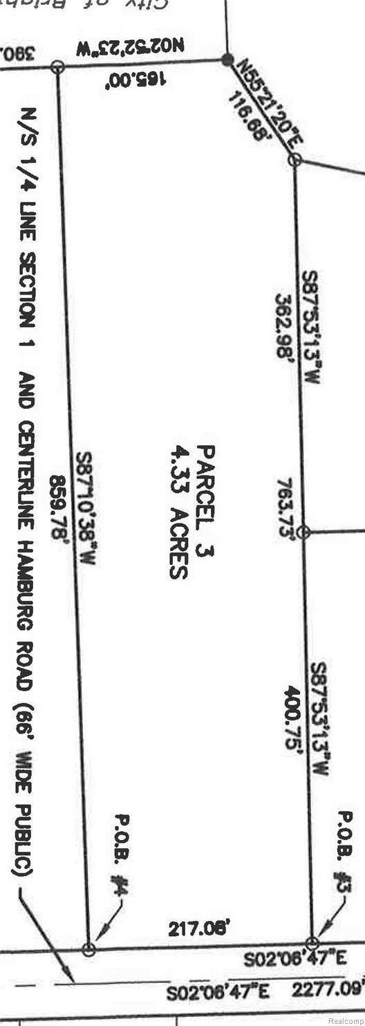 Parcel 03 Hamburg RD, Hamburg Township, MI 48116