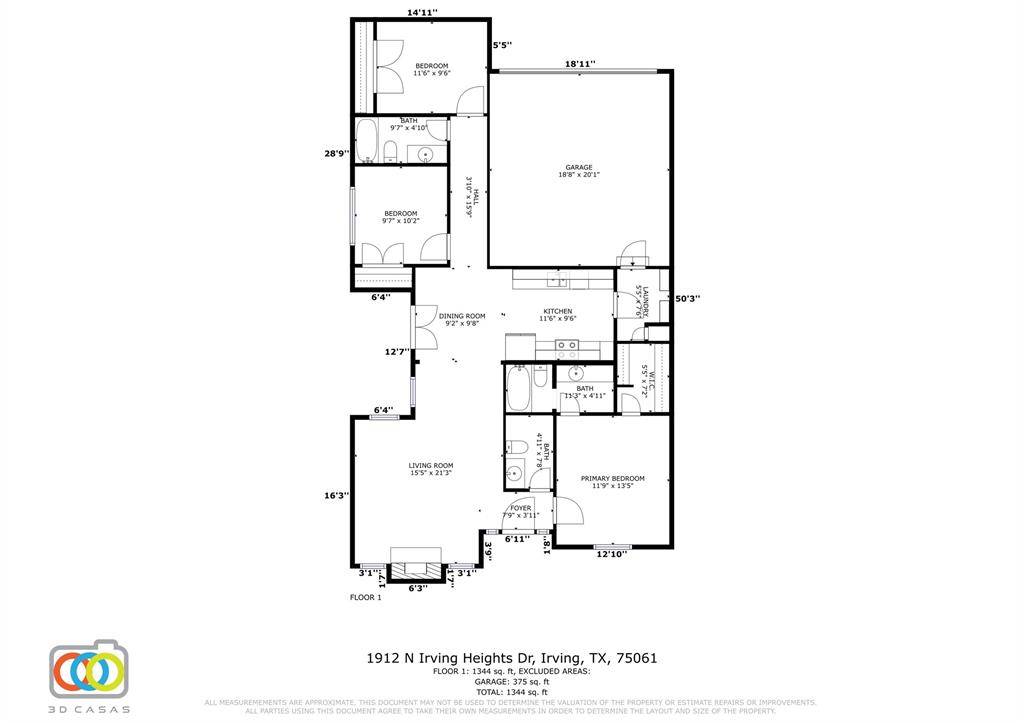 1912 N Irving Heights Drive, Irving, TX 75061
