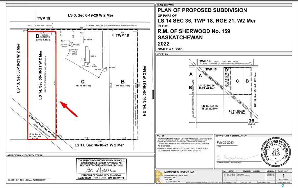 Rural Address, Sherwood Rm No. 159, SK S0G 3C0