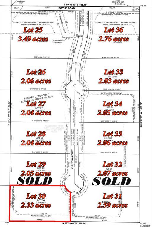 7298 Christina Court, Krum, TX 76249