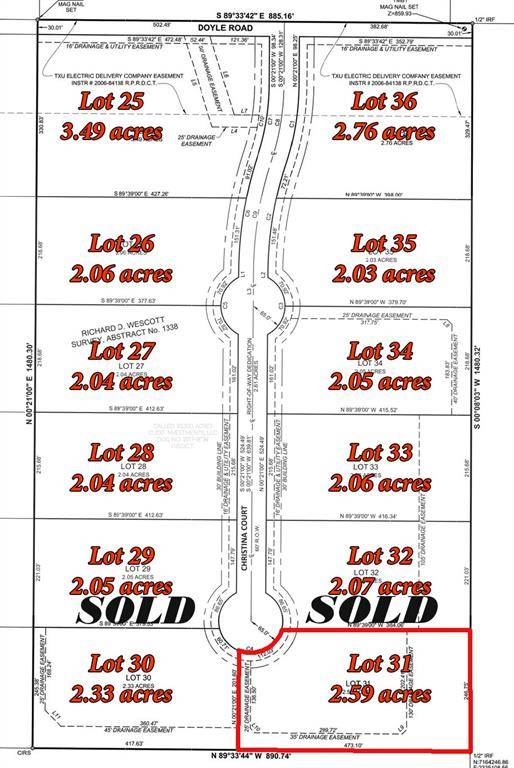 7299 Christina Court, Krum, TX 76249