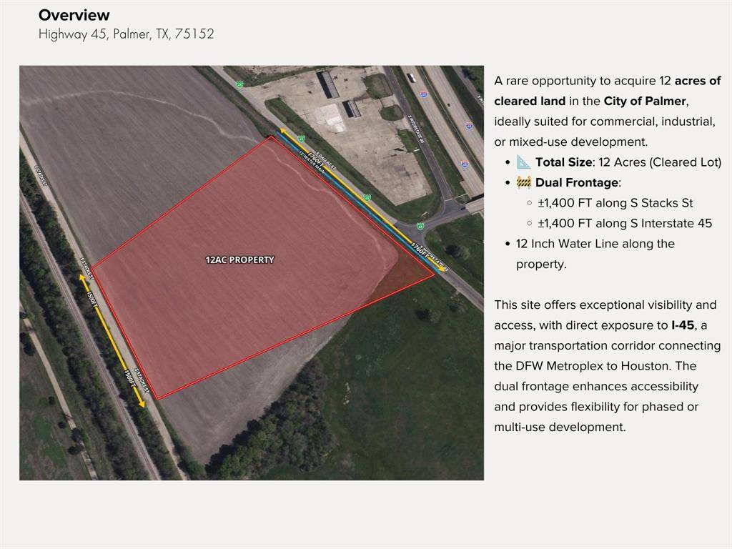 TBD I-45, Palmer, TX 75152