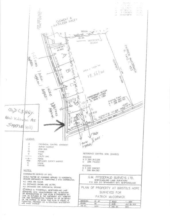 00 Saddle Hill #PARCEL E, Bristol's Hope, NL A1Y0A7