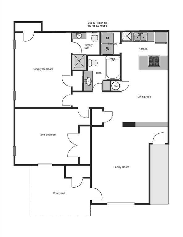 756 E Pecan Street #762, Hurst, TX 76053
