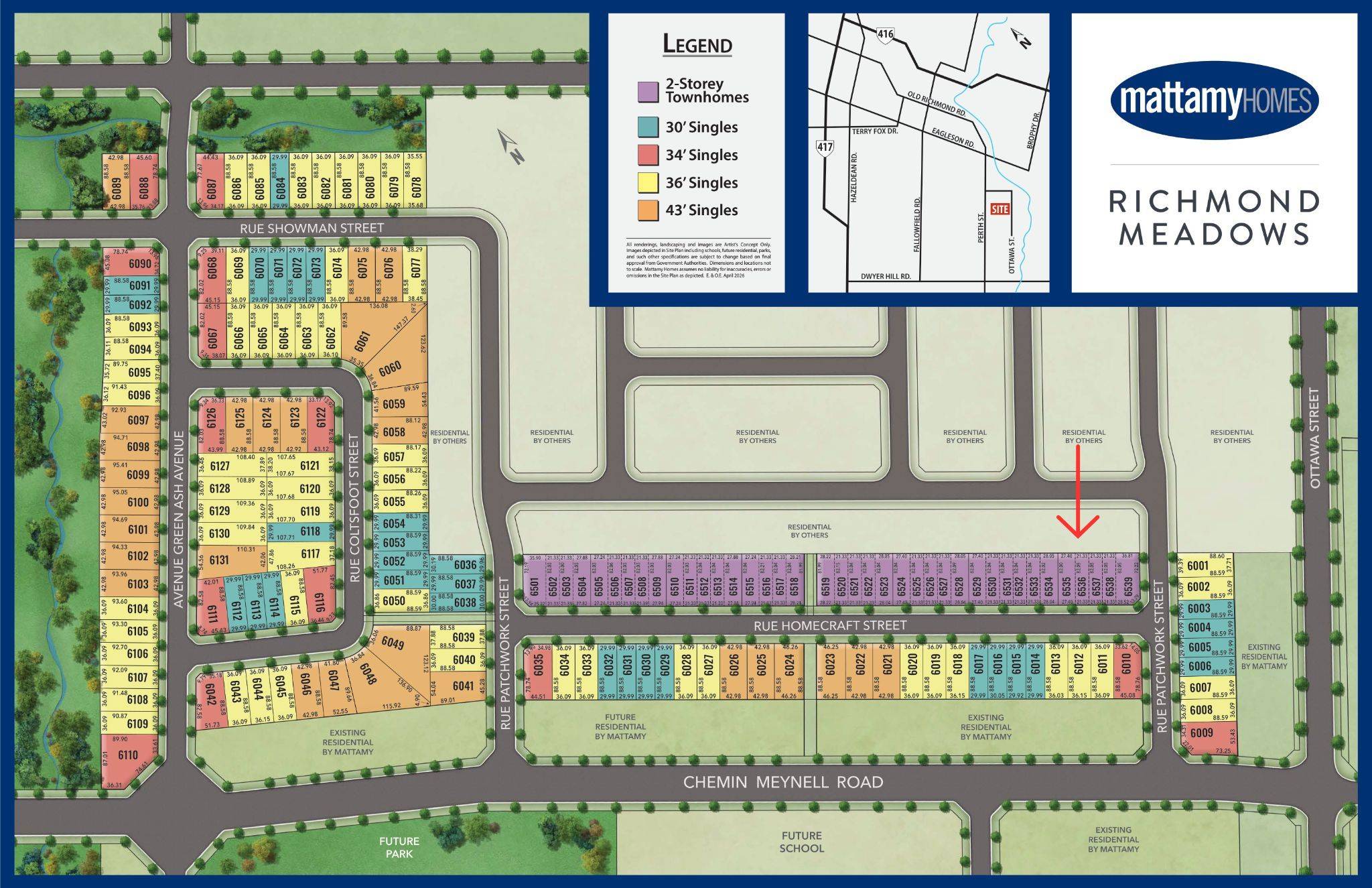 Lot# 6536 Homecraft ST, Stittsville - Munster - Richmond, ON K0A 2Z0