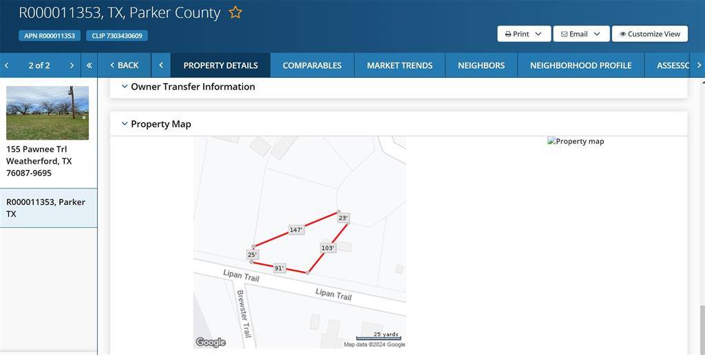 155 Pawnee Trail, Weatherford, TX 76087
