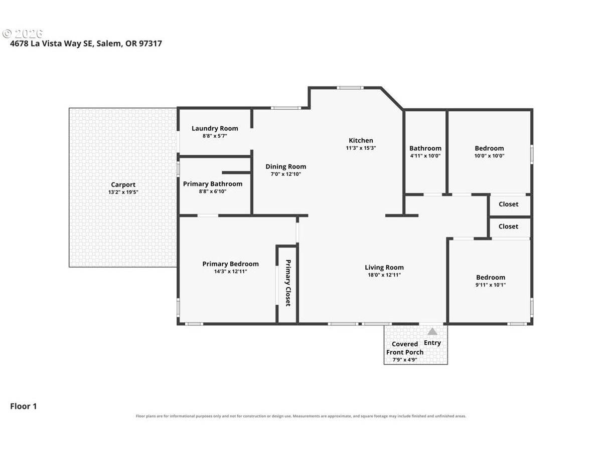 4678 La Vista WAY SE, Salem, OR 97317