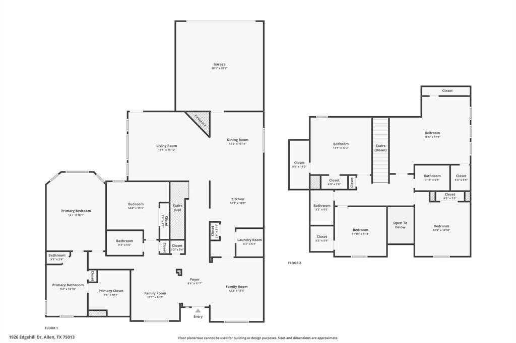 1926 Edgehill Drive, Allen, TX 75013