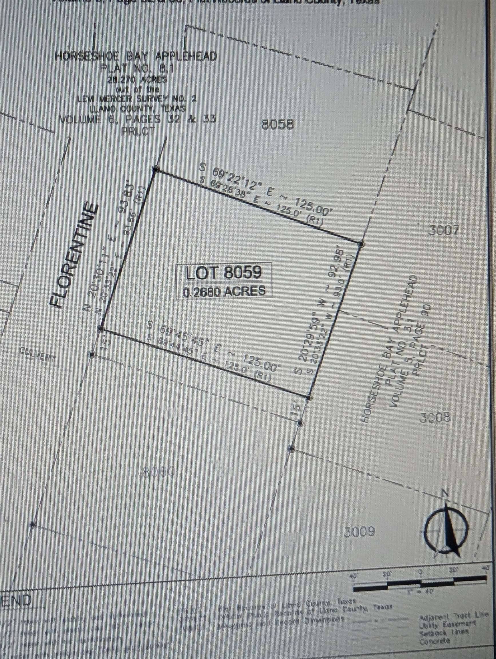 Lot 8059 Florentine, Horseshoe Bay, TX 78657