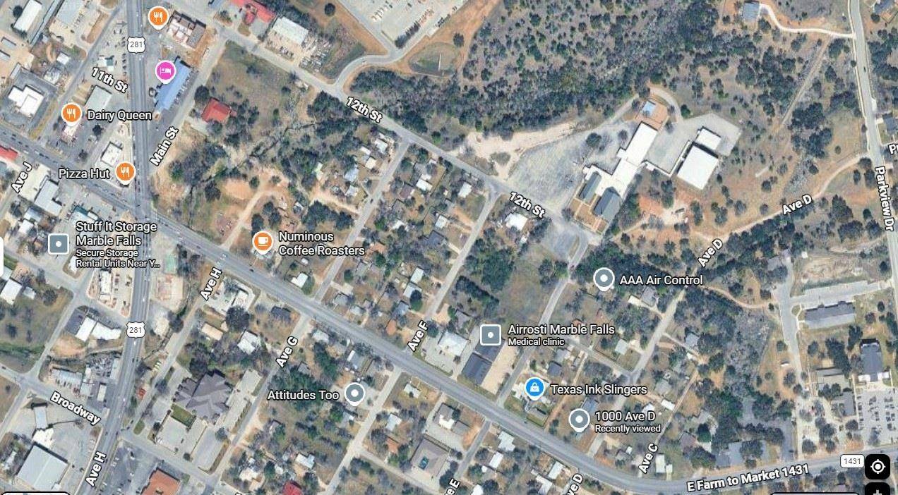 E AVE, Marble Falls, TX 78654