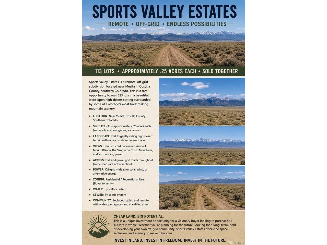 113 Sports Valley Estates, Mesita, CO 81152