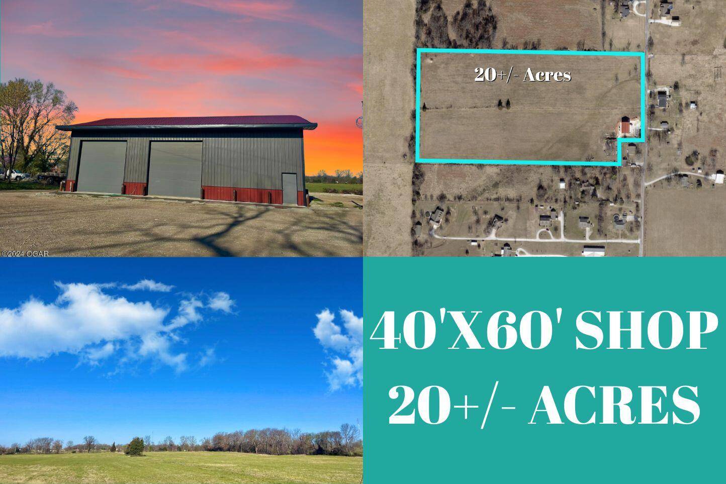 20+/- Ac. 13504 Jay DR, Neosho, MO 64850