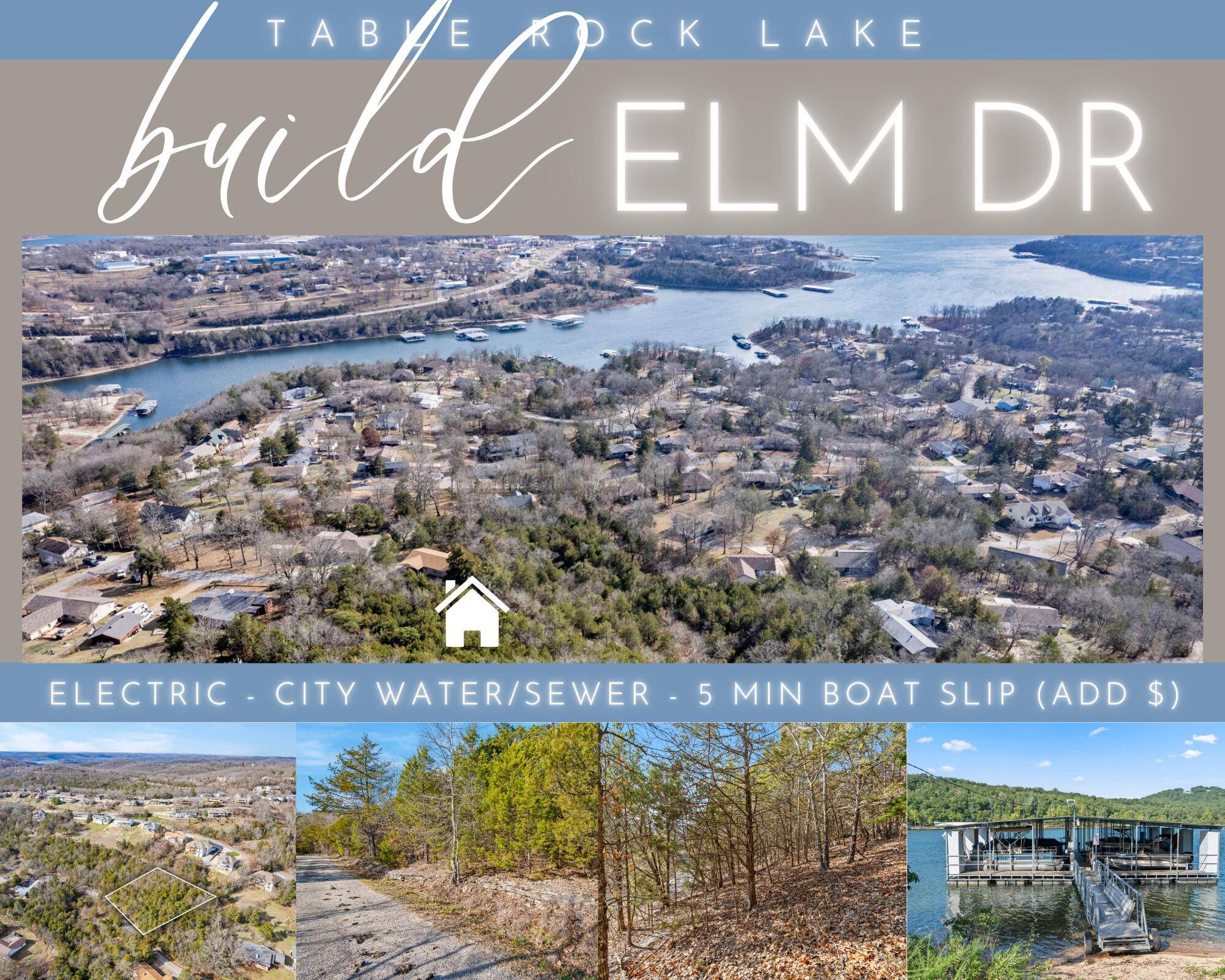 Lots 4 & 5 Elm DR, Kimberling City, MO 65686