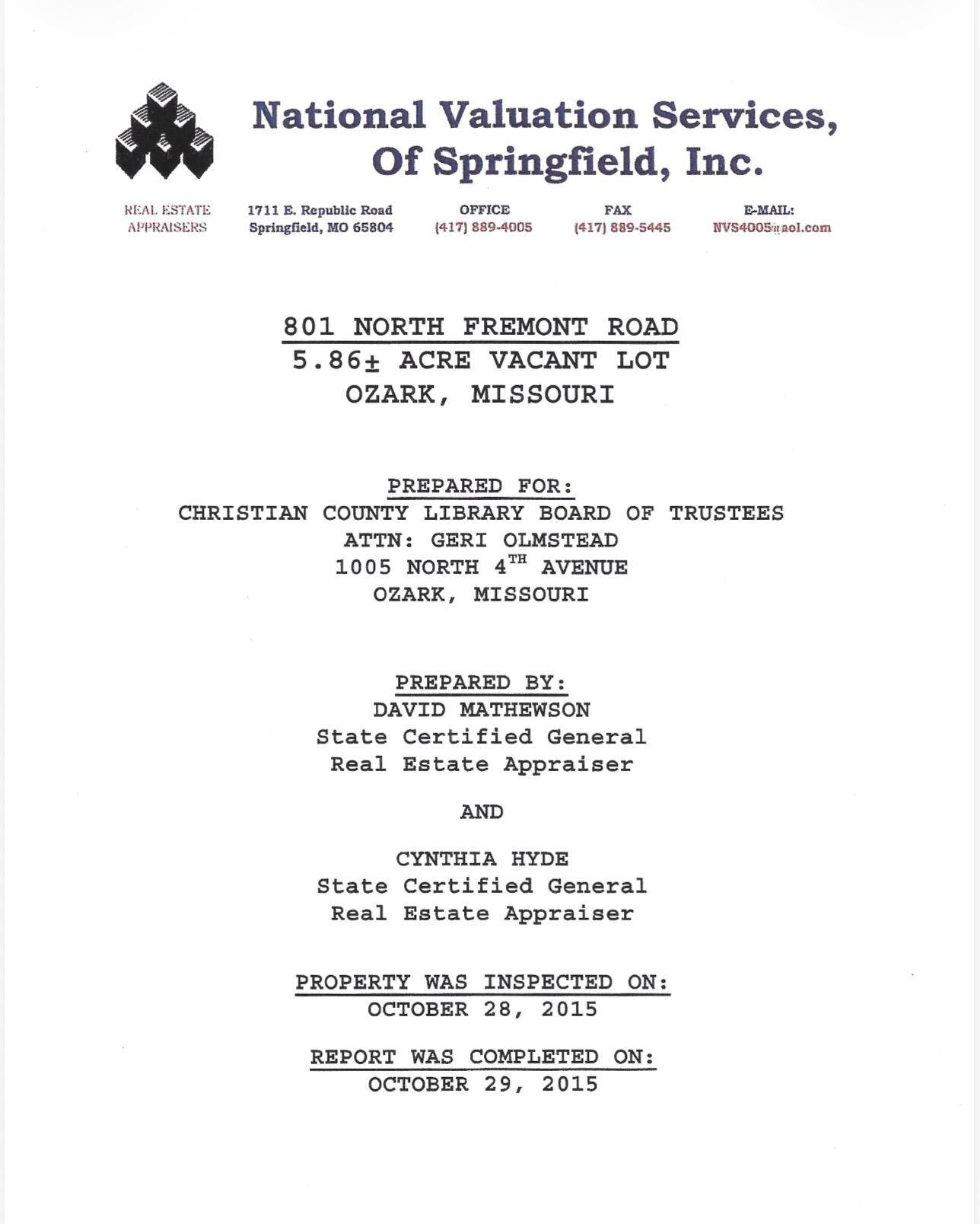 801 N Fremont RD, Ozark, MO 65721