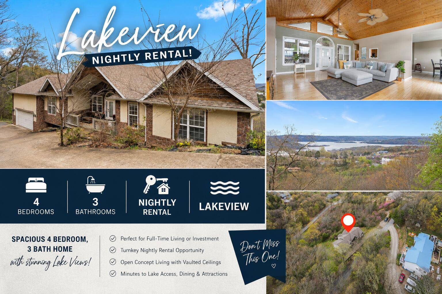 10 Greenview DR, Kimberling City, MO 65686