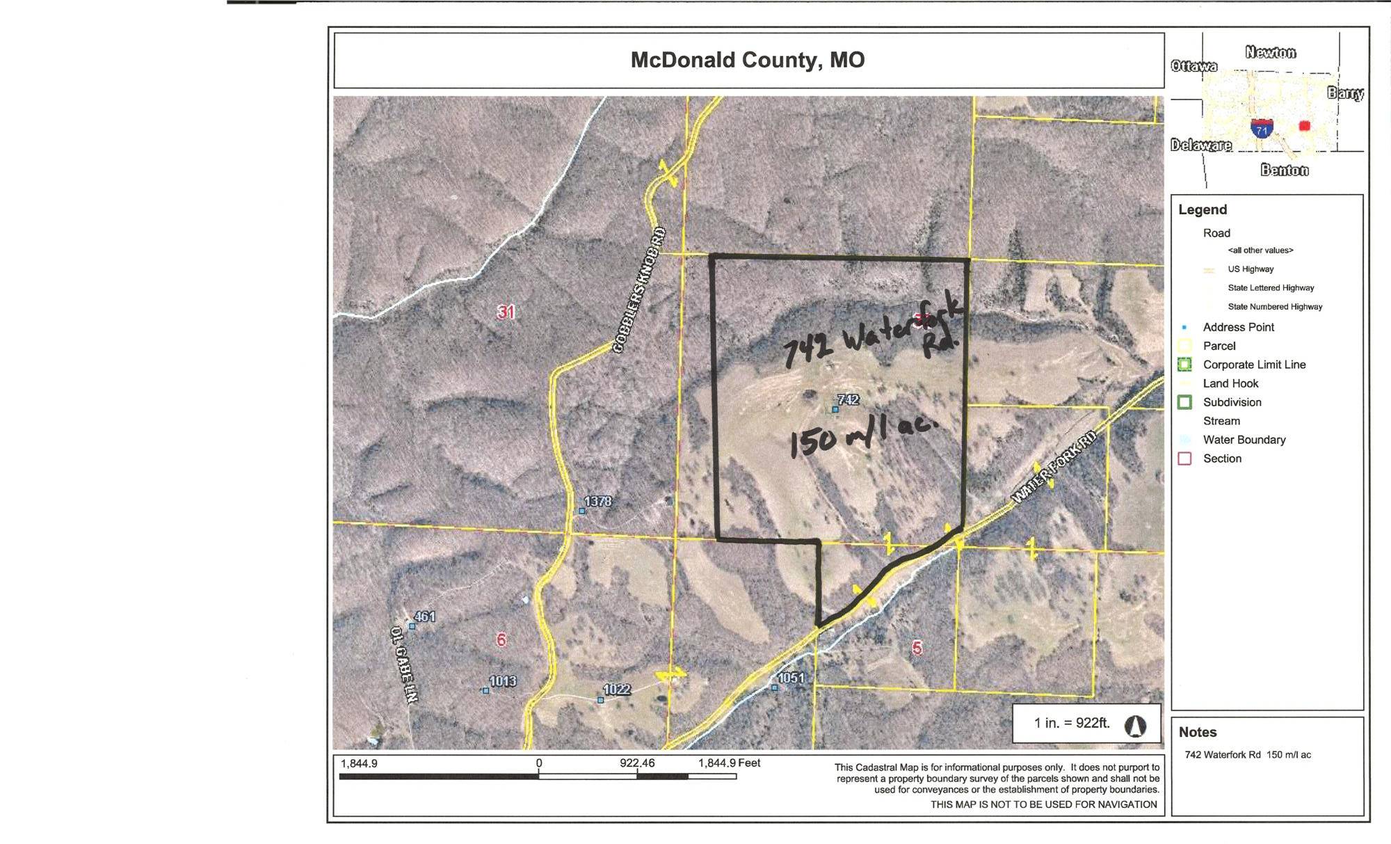 742 Waterfork Road, Pineville, MO 64856