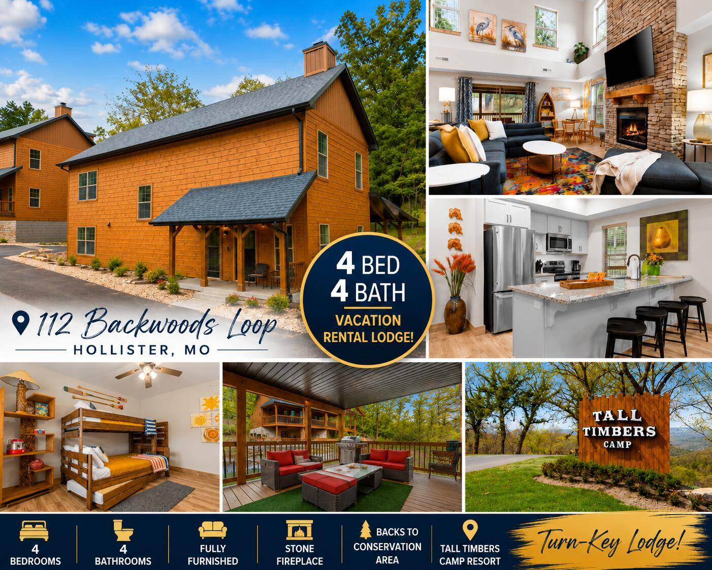 112 Backwoods LOOP, Hollister, MO 65672