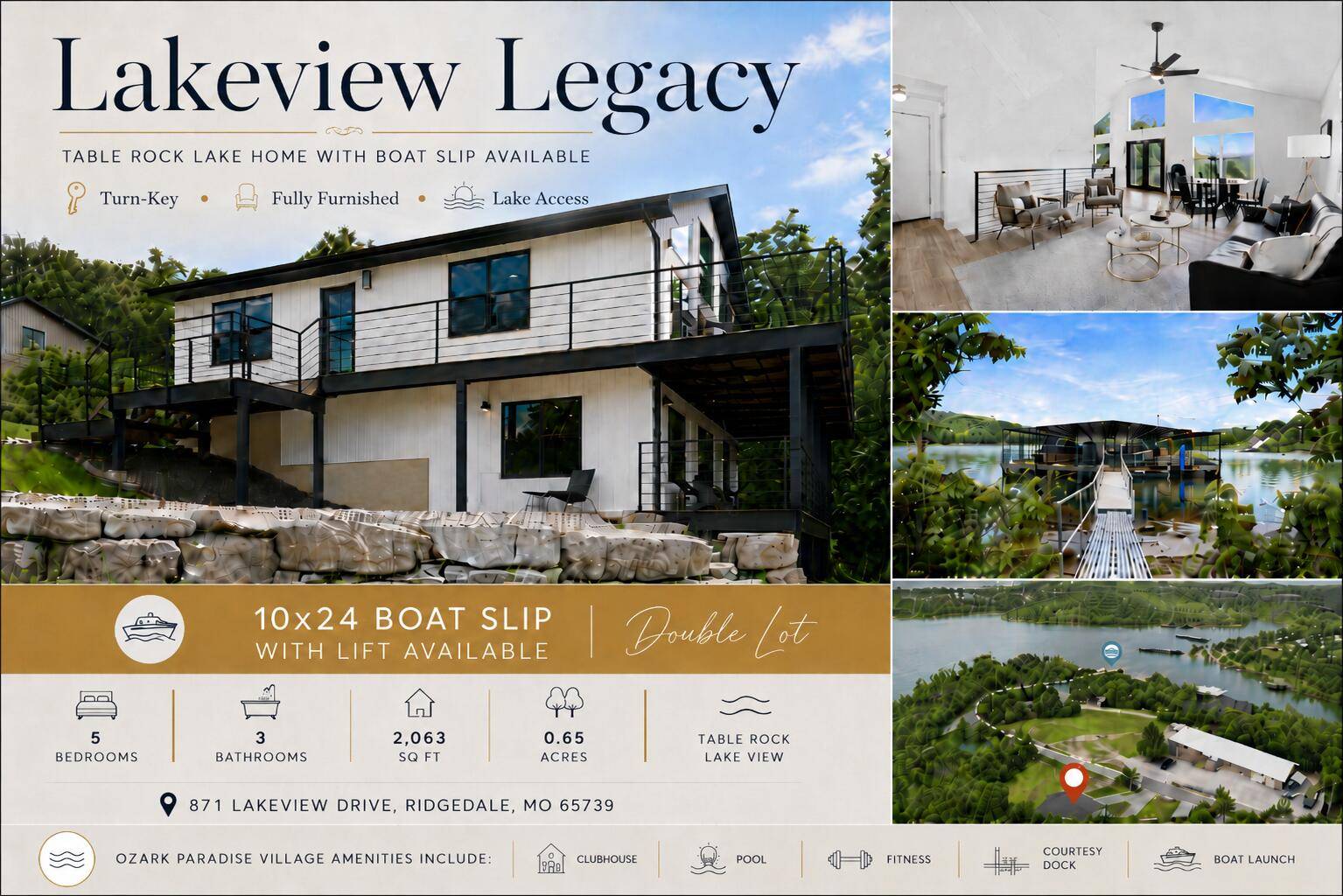 871 Lakeview Drive, Ridgedale, MO 65739