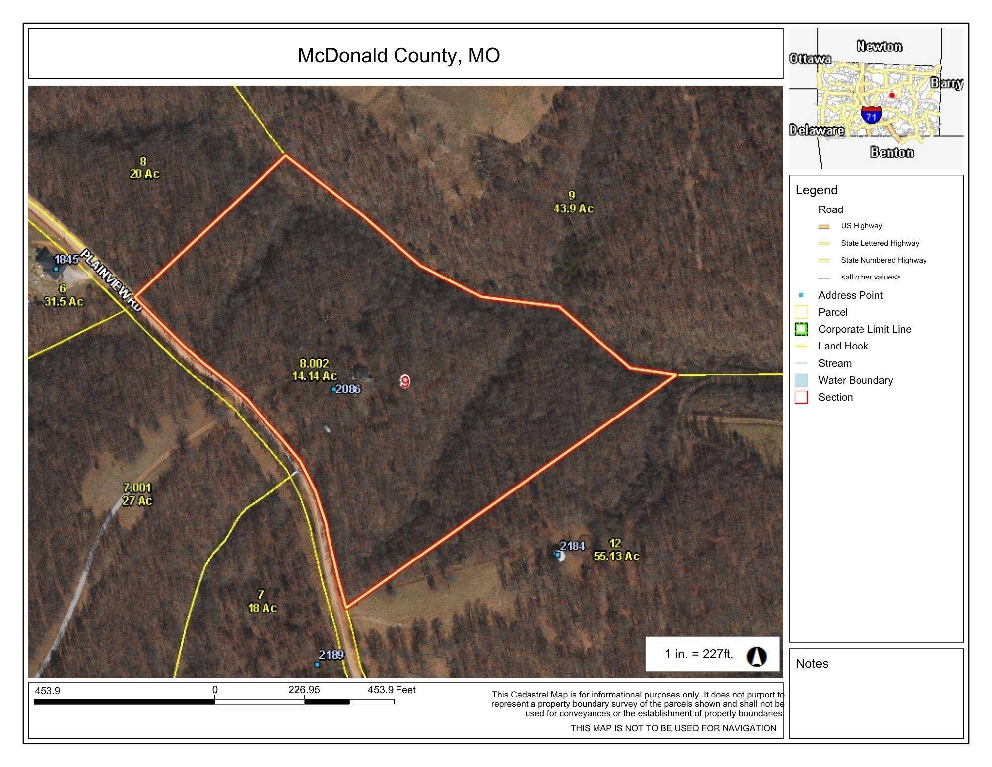 2086 Plainview RD, Anderson, MO 64831