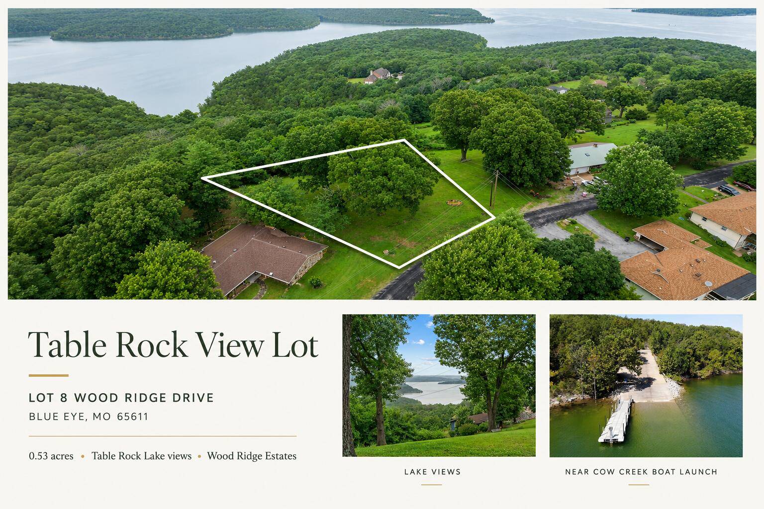 Lot 8 Wood Ridge Drive, Blue Eye, MO 65611