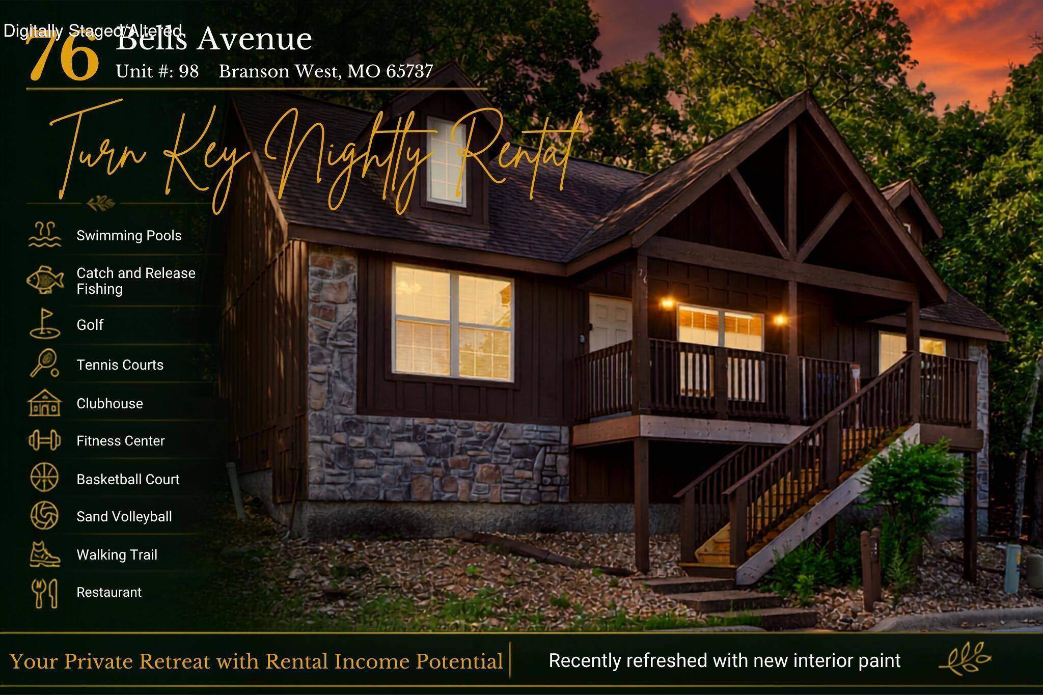 76 Bells Avenue AVE #98, Branson West, MO 65737
