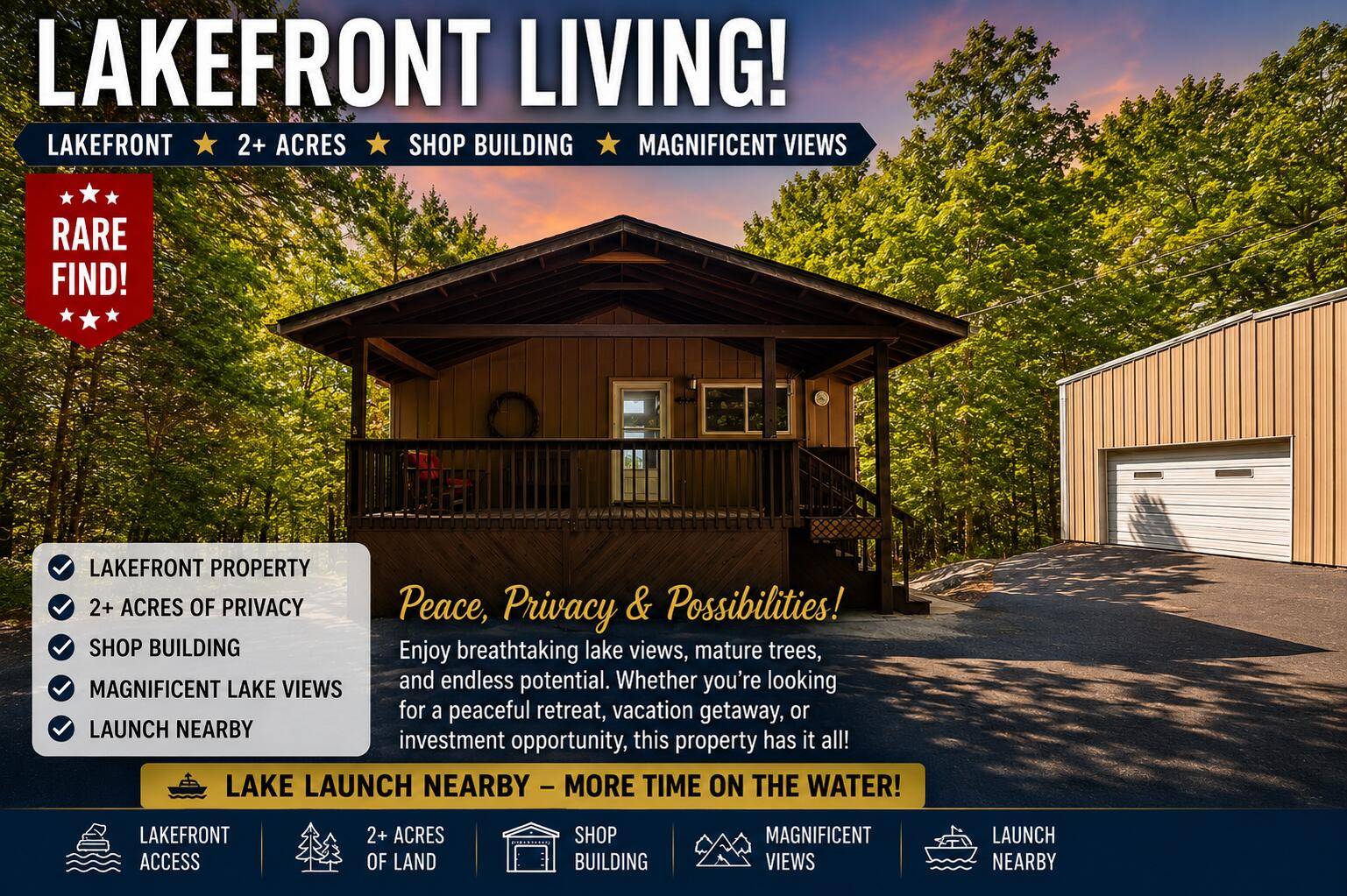 670 Shore Point RD, Blue Eye, MO 65611