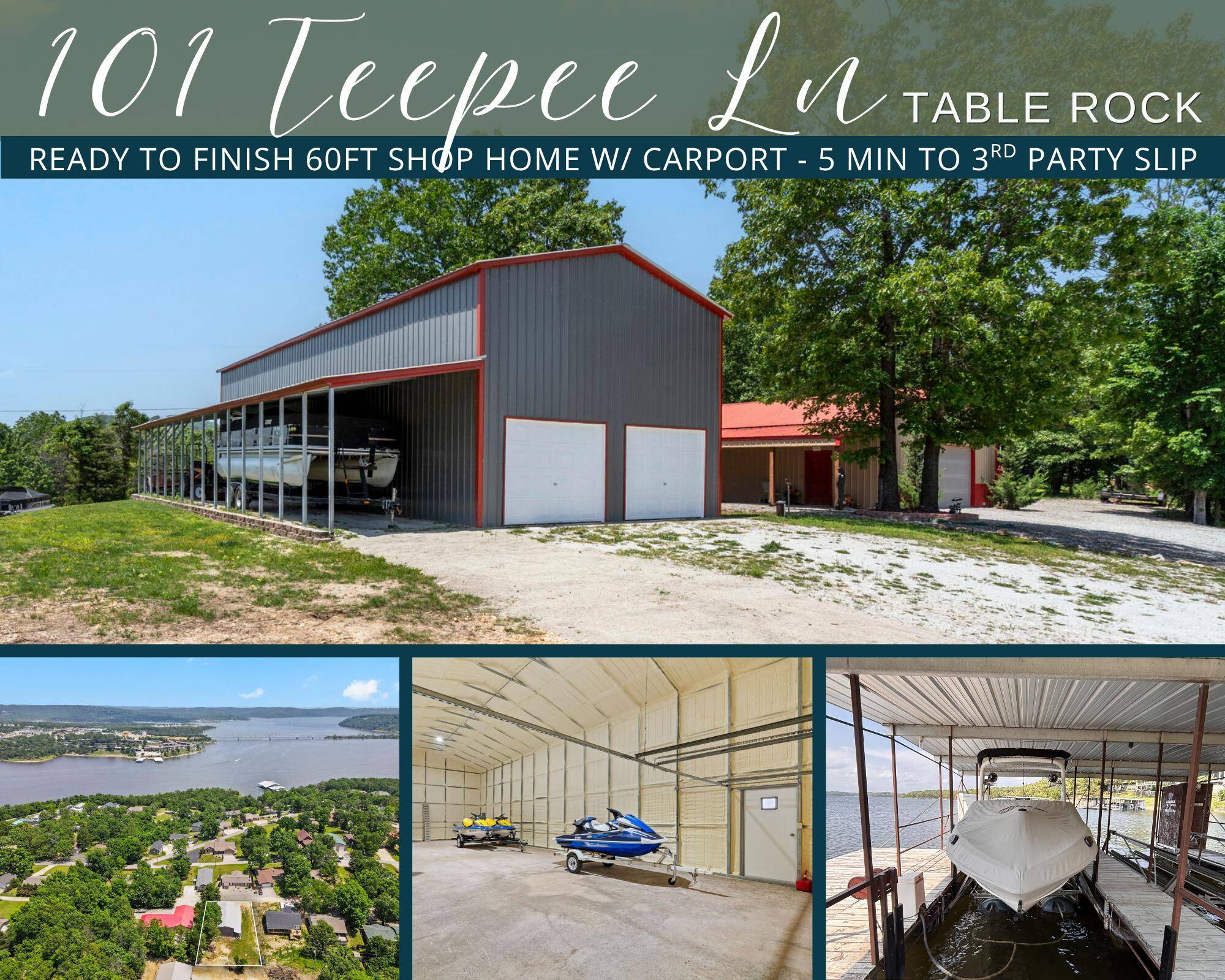 101 Teepee LN, Kimberling City, MO 65686